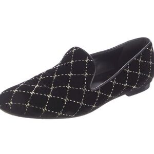 Gently worn velvet Chanel interlocking c pattern.